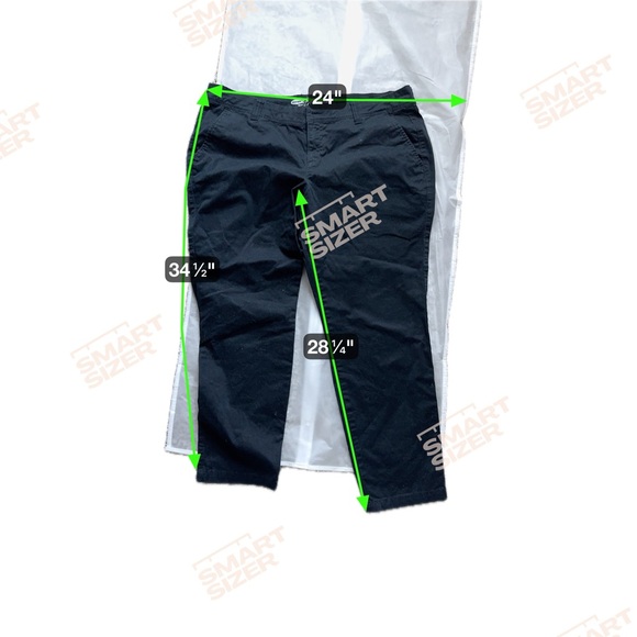 Old Navy Women’s  Black Khakis - Boyfriend Fit - Picture 7 of 7